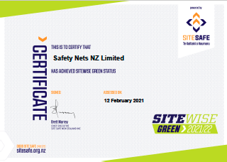 SiteWise Certificate